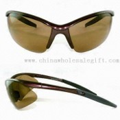 Sports Sunglasses with Metal Patten on Temple images