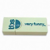PVC USB Flash Drive with Keyring and Embossed Logo images