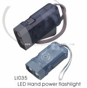 2LED Hand power flashlight images