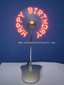 Led Flashing  Message Fan small picture
