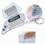 8-digit Calculator with Map Measurer and Mini-light Torch images