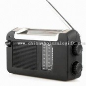 Solar and Hand Powered Radio with FM/AM Function images