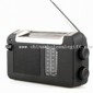 Solar and Hand Powered Radio with FM/AM Function small picture