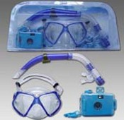 Underwater camera gift set images