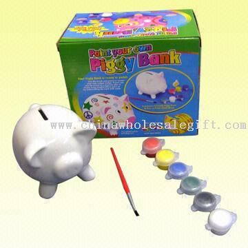 Piggy Coin Bank Can be with Your Own Paintings