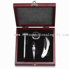 Wine Bar Set with Wine Opener and Stopper images