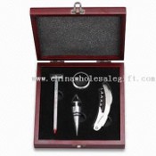 Wine Bar Set with Wine Opener and Stopper images