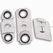 3 Pieces Stainless Steel Cigar Cutter images