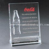 Crystal Trophy with Coca Cola Logo images