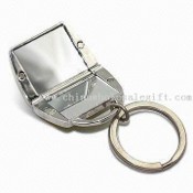 Bag-shaped Keychains with Compact Mirror images