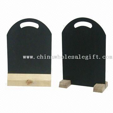 Portable Desk Chalkboard with Pinewood Stand