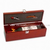 One Bottle Wine Box with Stainless Steel Accessories images