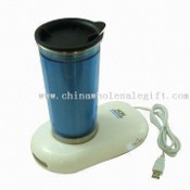 Plug and play Promotional USB Cup Warmer Cooler images