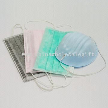 Three- and Four-ply Surgical & swine flu Face Masks in Different Colors