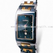 Tungsten Fashion Watch with Sapphire Glass and Adjustable Strap images