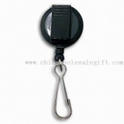 Roundness Badge Reel with Plastic Clip and Zinc Alloy Hook images