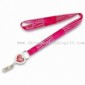 Cotton Lanyard with Badge Reel and Keyring Attachment small picture