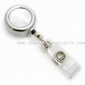 Retractable Key ID Badge Reel with Chrome-plated Finish small picture