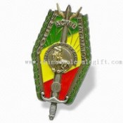 Emblem Lapel Pin with Shield Design images