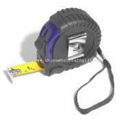 Logoed Tape Measure - 16 Rubber/Blue Plastic images