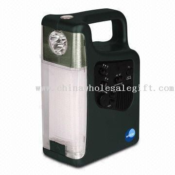 Solar Radio Lantern with Mobile Phone Charger and Pest Dispeller Functions