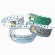 Plastic Snap Wristband/Bracelet with Adjustable Holes for Different Wrist Sizes images