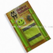 Warning Vest Sets, Snap Reflective Band, Safety Bracelets for Promotional and Gifts Purposes images