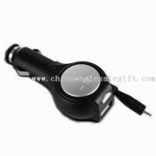 Convenient Mobile Phone Car Charger with 4 to 9V DC Output Voltage and 12 to 24V AC Input Voltage images