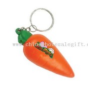 Carrot stress reliever key chain images