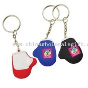 Mini boxing glove stress reliever key chain images