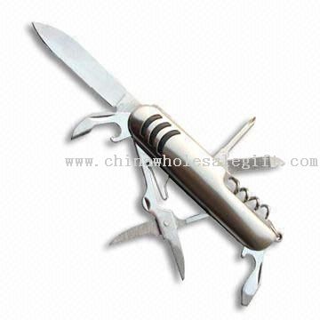 multi tool RF81150 Promotional Stainless Steel Multifunction Knife/Tool Set with Logo Space