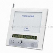 LCD Display Desk Calendar with Multifunctional FM Radio images