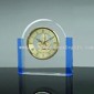 Crystal Clock, Made of Clear and Blue Crystal small picture