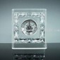 Crystal Clock, Made of Clear K9 Optical Glass small picture