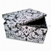 Paper Woven Storage with Fashion Design printing images
