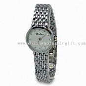 Watch with 6 Crystal Stones, Alloy Case and Band images