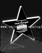 Clear Acrylic Star Award Trophy images