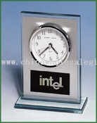 Glass Corporate Recognition Mantle Clock images