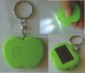 Apple Shaped Solar LED Keychain small picture