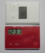 Credit Card Size LCD Clock images