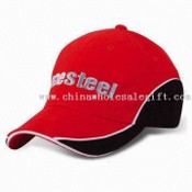 Baseball/Golf Cap with Embroidery and Metal Buckle, Made of Cotton Twill images