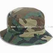 Camouflage Buckets Cap with Standard Crown and Brim images