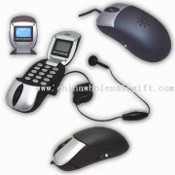 USB VoIP Phone Mouse, Supports Skype Speed Dialing Function and PC-to-PC Operation images