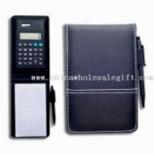 Eight Digits Jotter Calculator with 30 Pages Notepad and Pen images