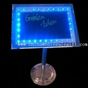 Stainless Standing LED Writing Board, Measuring 300 x 400 x 750mm images