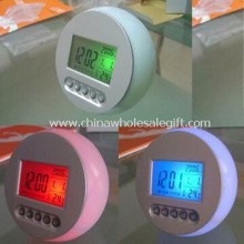 Novelty Colorful Digital Clock, Made of Plastic images