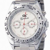 Multifunction Quartz Watch with Alloy Case and Stainless Steel Strap images