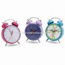 2-inch Mini Alarm Clock, Measuring of 8.3 x 5.9 x 2.3cm images