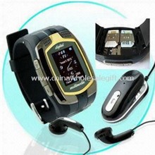 Dual SIM Card Dual Standby Watch Phone, Memory Card Supports to Extend to 8GB images