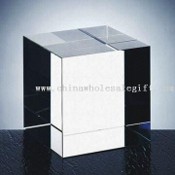 Crystal Block, Suitable for Promotional Gifts, Measuring 80 x 80 x 80mm images